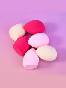 6/15/21pcs Makeup Sponges, Foundation Blending Makeup Sponges, Suitable For Liquid, Cream And Powder Products For Flawless Application, Multi-Color Makeup - Multicolor - View 4
