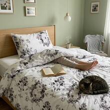 H&R Premium 3Pcs Cotton Duvet Cover Set Hypoallergenic, Breathable & Soft For Ultimate Night Comfort - Vintage Grey - View 5