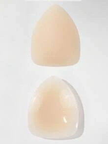 vfvQueen 1 Pair Ultra-Thin Solid Silicone Breast Lift Tape, Invisible Seamless Water Drop Lifting Breast Pads - Apricot - View 9