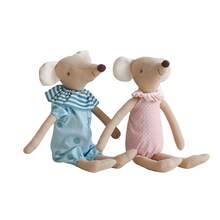 Cute Forest Animal Doll Children's Toy, Small And Adorable Pink Bow And Blue Mouse Doll, Children's Birthday Gift, Home Decor - Multicolor - View 13