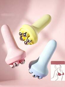 手動手持滾輪按摩器，日常健身與身體按摩工具，適用於大腿、臀部、腿部、背部及全身 - 彩色 - 查看 7
