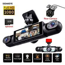 Sidakeye New Dash Cam With 1080P HD Resolution, Motion Detection, Loop Recording, Parking Monitoring, Collision Detection, Enhanced Night Vision And Dual Front And Rear Recording. Suitable For All Types Of Vehicles. - A - View 4