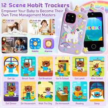 Multifunctional Touch Screen Children's Toy Phone, Dual Camera, Upgraded Rechargeable Play Phone, Creative Christmas Birthday Gift For Girls Aged 3-12 - Multicolor - View 5