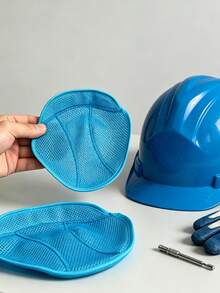 Helmet Sweat-Absorbing Liner Pad, Sweatband, Reusable & Washable Mesh Cooling Pad, Construction Hat Replacement Accessory, Cycling Helmet Padding, Breathable & Ventilated, Mesh Design, Suitable For Construction, Roofing & Outdoor Work, Hiking, Cycling Commute, Breathable & Sweat-Absorbing, Universal & Easy To Detach, Gift For Outdoor Enthusiasts, Workers, Teachers, Fathers - Multicolor - View 4