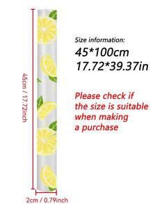1 Roll Lemon Pattern Shelf Liner, Polka Dot Cabinet Liner, Flat Non-Slip Effect, Non-Adhesive Drawer Mat, EVA Waterproof Refrigerator Liner, Easy To Cut Cabinet Liner, Suitable For Shelves, Tables, Cabinets, Kitchen And Shelf Mats. - View 14