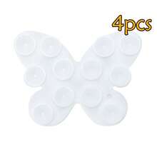2/4/6Pcs Butterfly Shaped Double-Sided Suction Cup Phone Holder, Multiple Colors Available, Washable And Reusable, Strong Adhesion For Selfie Video, Compatible With Phones And Tablets - Multicolor - View 17