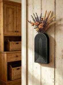 1 Stück Boho Regenbogen Bogen Holzvase Wanddekoration, moderne Landhausstil Holz Wandhängevase, einfach zu installieren, geeignet für alle Jahreszeiten, moderner schwebender Holz Wandkunst Rahmen, perfektes Geburtstags-, Weihnachts- und Muttertagsgeschenk, Regenbogen Display Wanddekoration Ständer, geeignet für Wohnzimmer und Heimdekoration - Verschiedenfarbig - Übersicht 15