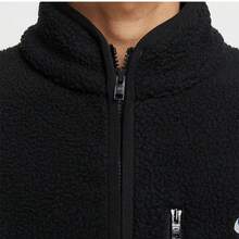 Nike Sportswear Club New Men's Versatile Fleece Warm Zip-Up Casual Sports Jacket FZ0889-010 - Black - View 4