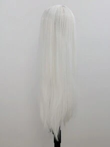 26-Inch Long Straight Synthetic Wig, Heat-Resistant Fiber, Smooth And Realistic Hair Strands - Multicolor - View 5