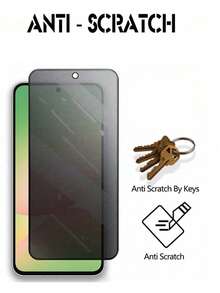 2pcs Matte Privacy Tempered Glass Screen Protector, Compatible With Samsung, 9H Hardness Anti-Spy Matte Glass, 2.5D Anti-Fingerprint Matte Privacy Glass, Scratch-Resistant, Matte Privacy Glass Screen Protector, Frosted Style, Easy Installation Mobile Phone Accessories Screen Protection Essentials, Applicable To Daily Shield, Office, Home Privacy Screen Protector Phone Screen Protector Waterproof Shockproof Anti-Fall Scratch Resistant - Black - View 5