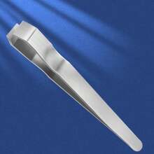 1pc High Precision Tweezers For Removing Fine Hair, Professional Beard, Eyebrow, Hair Removal Tweezers, Stainless Steel Hair Removal Clips - Conical Tweezers - View 2