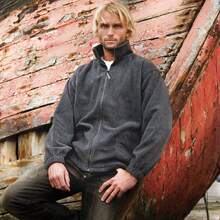 Result Mens Full Zip Active Fleece Anti Pilling Jacket - Oxford Grey - View 2