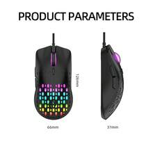 HXSJ Wired LED Illuminated Gaming Mouse For Tablet, Laptop, Office And Competitive Gaming - View 4
