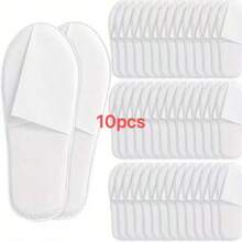 Disposable Slippers 5/10/20 Pairs Closed-Toe Bathroom Slippers Suitable For Home, Guests, Hotel Wear, Affordable Price SP - A - View 9