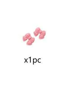 2pcs Cute Bow Transparent Plastic Storage Boxes, Glitter Desktop Organizer, Dust-Proof Makeup Jewelry Stationery Small Items Storage Box, Pink/Blue, Great Value Must-Have Gift, Best Gift For Christmas, Halloween, Back To School Season - Multicolor - View 9