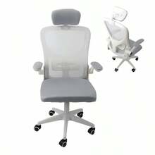 Desk And Chair Set - White - View 1