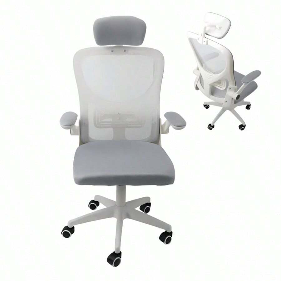 Desk And Chair Set - White - View 1