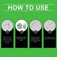 Self-Leveling Waterproof Crack Filler Multi-Substrate Gap Sealant Durable Indoor/Outdoor Repair Sealant - A - 查看 7