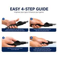 Golf Grip Trainer, Golf Training Aid, Golf Grip Set, Golf Club Grip, Golf Club Grip, Grip Trainer – Practice Tool For Beginner And Intermediate Golfers - Multicolor - View 4