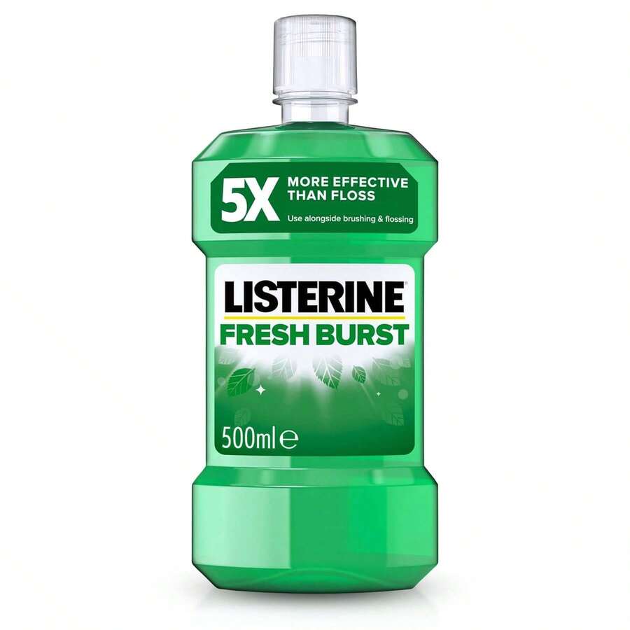 Listerine Fresh Burst Daily Mouthwash 500ml - Mint - View 1