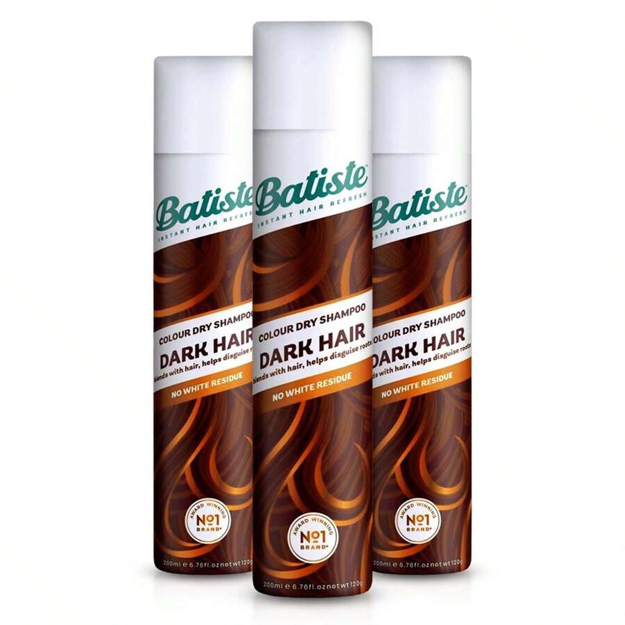Batiste Dark Hair Dry Shampoo 200ml - Pack Of 3 - Spray - View 1