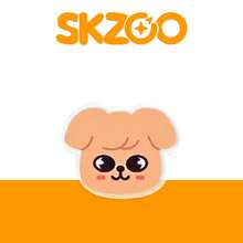 1套8件官方原創SKZOO可愛動物氣囊手機支架，壓克力材質，印花設計清晰可愛 - 彩色 - 查看 9