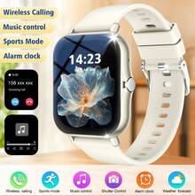 Reloj inteligente 2026 nuevo de 1.83 pulgadas con pantalla táctil HD completa, unisex, compatible con llamadas/respuestas telefónicas, podómetro, contador de calorías, múltiples modos deportivos, notificación de mensajes y recordatorio de llamadas, reloj inteligente multifunción, reloj inteligente deportivo, compatible con sistemas Android/iOS - Multicolor - Ver 13