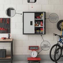 Foldable Wall Cabinet, Garage Cabinet, Wall-Mounted 66 Cm Small Cabinet, 108.86 Kg-XY578780 - Multicolor - View 2