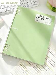 8pcs/1pc Soft Rubber Cover B5 A5 Spiral Coil Ruled Notebook, Portable Lightweight Diary, Smooth Writing Student Notebook, Suitable For Graduation Exam Preparation, School Office Daily Use, Back To School Stationery For Teens And Adults School Supplies - Multiple Styles - View 12