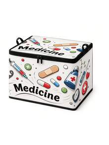 Clothing And Medicine Storage Box With Transparent Storage Bag, Creative TNT Fun Storage Box, Foldable Large Capacity Home Clothes Storage Organizer With Lid, Zipper Storage Box, Quick-Pull Foldable Bag, Blanket Organizer Bag, Bathroom Storage Box, Home Gift, Guest Room Storage, Wardrobe Organizer Box, Home Essential, Moving Must-Have, Dorm Storage, Back To School Gift, Perfect Gift,Bedroom Room Decor,Back To School - Multicolor - View 15