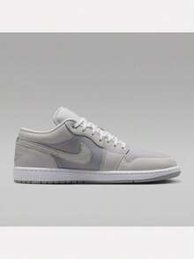 Men's AIR JORDAN 1 LOW SE Low-Top Sports Casual Shoes IO2049-100 - Grey - View 2