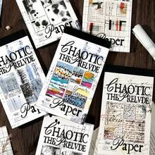 1 Set Of 20 Chaotic Preface Series, Retro Daily Life Handbooks DIY Backing Material Paper, Scrapbook Stickers, Handmade Paper, Magazines, Halloween, Cardboard. - A - View 2