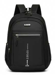 Men's And Women's Laptop Backpack Waterproof, Resistant, Reinforced, New Model 2024 - Black - View 1