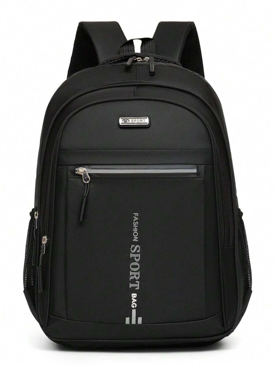 Men's And Women's Laptop Backpack Waterproof, Resistant, Reinforced, New Model 2024 - Black - View 1