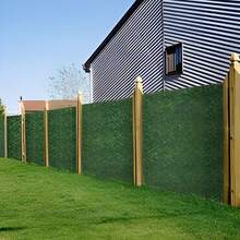 119 X 40 Inch Artificial Ivy Privacy Screen, Realistic Faux Greenery Wall Panel, Weather Resistant Artificial Hedge Fence, Perfect For Privacy Shield & Aesthetic Decoration, Multi-Scene Decor For Home, Garden, Backyard, Patio, Balcony Railing - Green - View 6