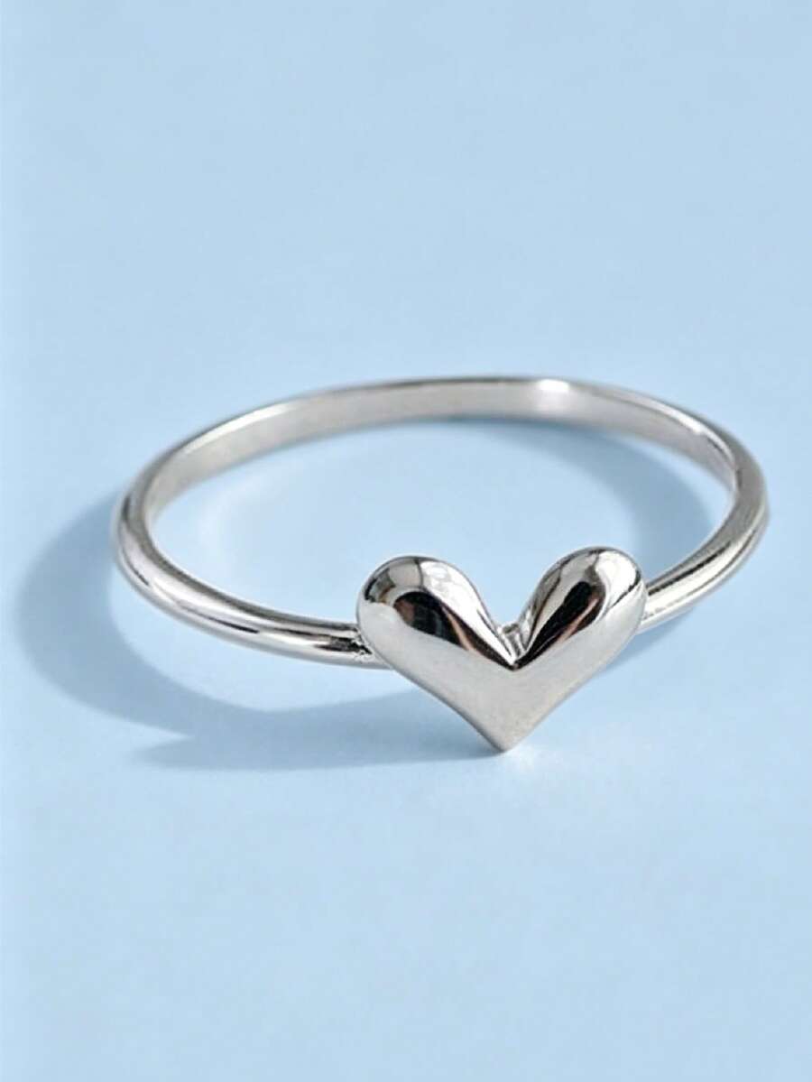 1pc Cute Ring For Women, Wedding, Engagement, Party, Valentine's Day Gift - 1# - View 1