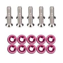20pcs M6 Anodized Aluminum Washers (10 Sets) And Bolt Sets (10 Sets), Suitable For Automotive And Motorcycle Bumper Engine Recessed Screws, Decorative Screws And Washers In Multiple Colors, Car Modification Washers M6 Screws JDM Screws Battery Washers, Automotive Parts Motorcycle Parts RV SUV Truck - Screw - View 18