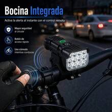 Bicycle Front Lights - Black - View 8