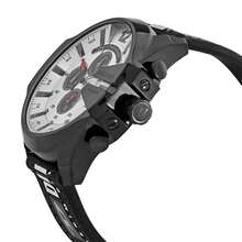 Diesel DZ4512 Black Case White Dial Watch Logo Canvas Strap Waterproof Hip Hop Men Watch - one-size - View 4