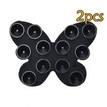 2/4/6Pcs Butterfly Shaped Double-Sided Suction Cup Phone Holder, Multiple Colors Available, Washable And Reusable, Strong Adhesion For Selfie Video, Compatible With Phones And Tablets - Multicolor - View 19
