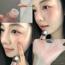 HERORANGE Watery Fruit Juice Liquid Blush Smooth Blendable Non-Cakey Sweat Resistant Nude Cheek Makeup For Beginners, Perfect Christmas & Birthday Gift - Multicolor - View 4