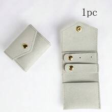 Multifunctional Small Jewelry Roll Bag, Mini Closed Earring Ring Necklace Storage Pouch, Suitable For Travel, Daily, Dorm, Campus - Multicolor - View 19