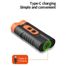 Rechargeable LED Ultrasonic Bark Deterrent, Ultrasonic Dog Repeller, One-Button Handheld Dog Repeller, Portable Dog Training Aid, Indoor And Outdoor Behavior Correction, Dog Trainer, Ultrasonic Bark Deterrent, Handheld Dog Repeller And Trainer, Dual-Light Bark Deterrent Tool, Harmless Pet Trainer - Multicolor - View 4