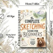 Comprehensive Sketching Guide For Beginners - 22-Page Complete Drawing Guide, Suitable For Beginners, Beautiful Illustrations And Instructions, Multiple Options Available (Pencils Not Included) - Single Piece - View 11