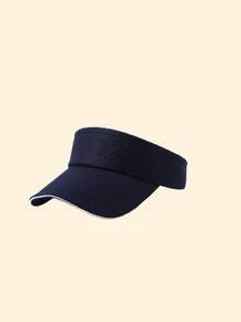 1/2件女款夏季戶外運動馬尾遮陽帽，可折疊便攜沙灘帽，適合戶外運動，防紫外線 - 彩色 - 查看 5
