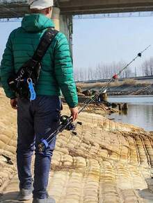 5 piezas de correas de amarre para cañas de pescar reforzadas, correas de sujeción con cierre de gancho y bucle, amarres elásticos para cañas de señuelos con cinta mágica, cuerdas de fijación para accesorios de pesca al aire libre, accesorios duraderos de almacenamiento de equipo de pesca para asegurar cañas de pescar - Multicolor - Ver 4