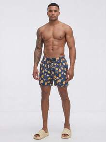 4 paquetes de bóxers cómodos con estampados de colores para hombres - Multicolor - Ver 5