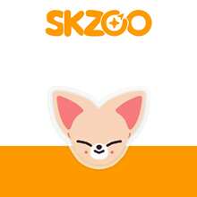 1套8件官方原創SKZOO可愛動物氣囊手機支架，壓克力材質，印花設計清晰可愛 - 彩色 - 查看 11