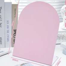 1pc Desktop Magnetic Storage Board, Arched Memo Board, Square Memo Board, Essential Workstation Memo Rack Decor - one-size - View 4