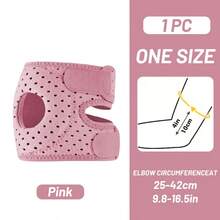 1PC Adjustable Compression Elbow Brace, Elbow Pad, Double Extend Straps, Breathable Mesh Fabric, And Circular Gaskets For Stable Arm Stabilization. Elbow Support For Tennis, Baseball, Badminton, Gymnastics, Golf - Multicolor - View 12